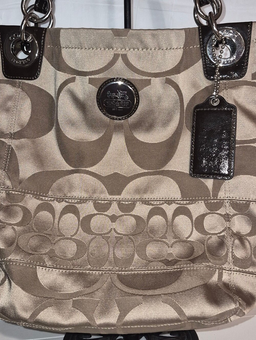 Coach Alex Signature Sateen Tote / Shoulder bag - Picture 13 of 13